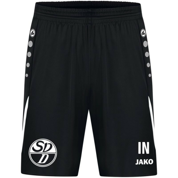 SV Donaustauf Jako Sporthose Challenge schwarz/weiß Gr. 164