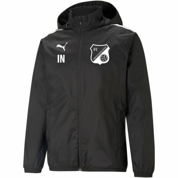 FC Oberhinkofen Puma teamLIGA Allwetterjacke Jr Black Gr. 128