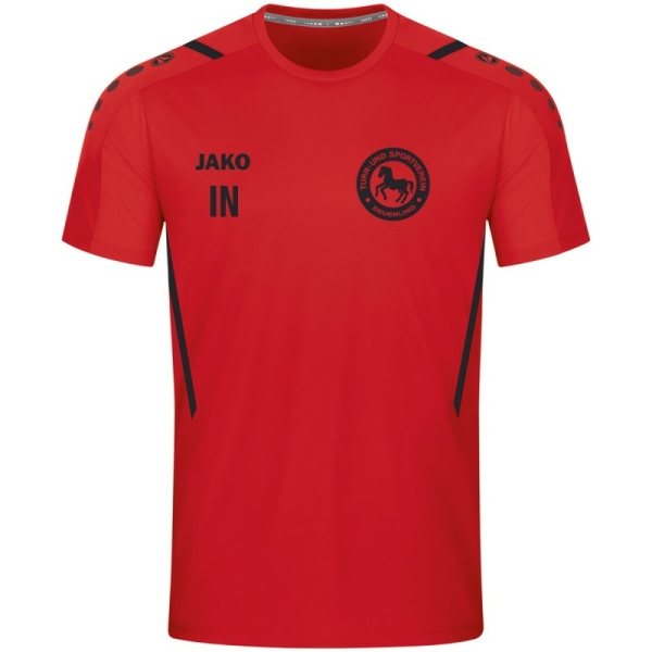 TSV Deuerling Jako Trainingsshirt rot/schwarz Gr. 152