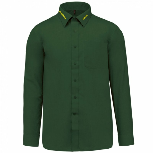 SCC Grünthal Langarmhemd Herren Forest Green Gr. XXL