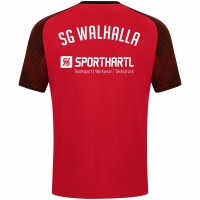 SG Walhalla Jako T-Shirt rot/schwarz Gr. 140