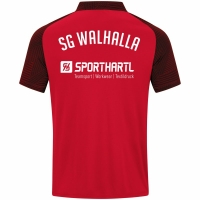 SG Walhalla Jako Polo rot/schwarz Gr. 140