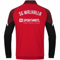 SG Walhalla Jako Polyesterjacke rot/schwarz Gr. 140