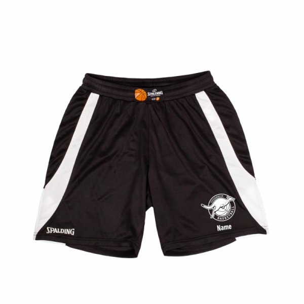 FC Tegernheim Baskets Spalding Jam Shorts Damen schwarz Gr. M