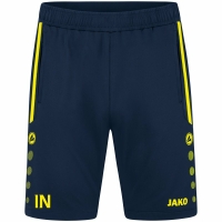 FC Wang Jako Trainingsshort Allround marine/neongelb Gr. 152