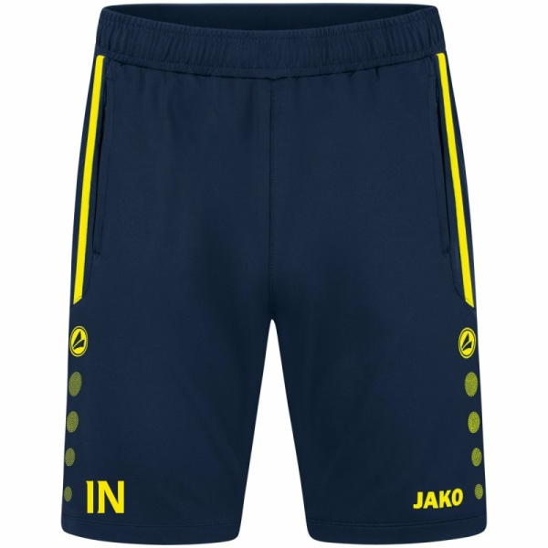 FC Wang Jako Trainingsshort Allround marine/neongelb Gr. L